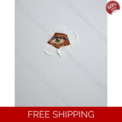 Please Observe Social Distancing 507 Acrylic on Stretched Canvas Board.